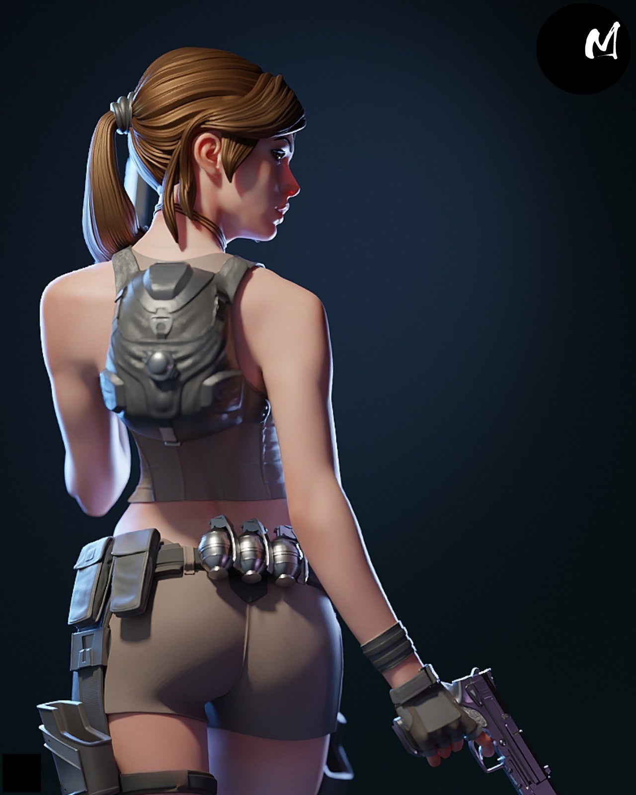 1011 Lara Croft Tomb Raider - STL 3D Print Files