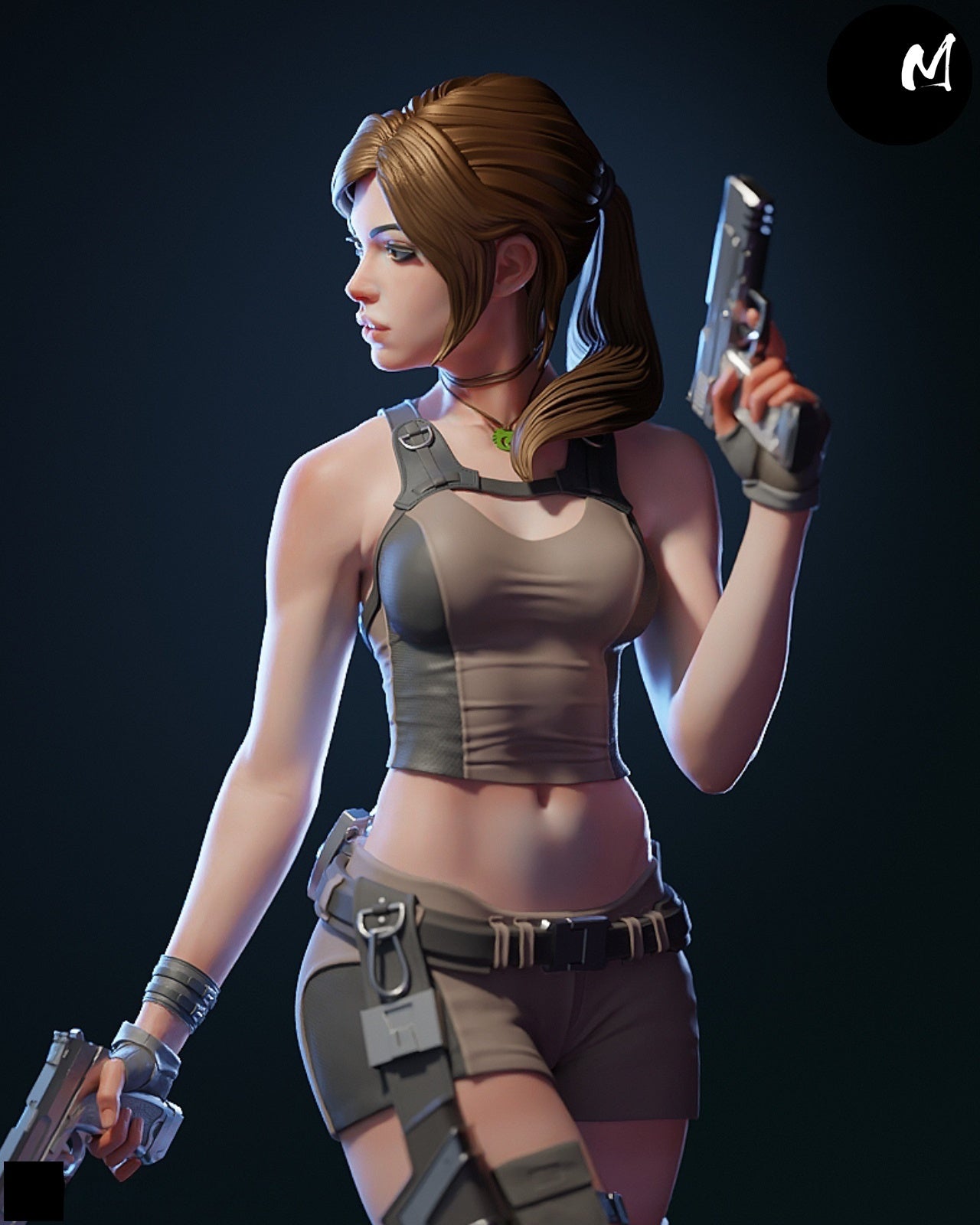 1011 Lara Croft Tomb Raider - STL 3D Print Files