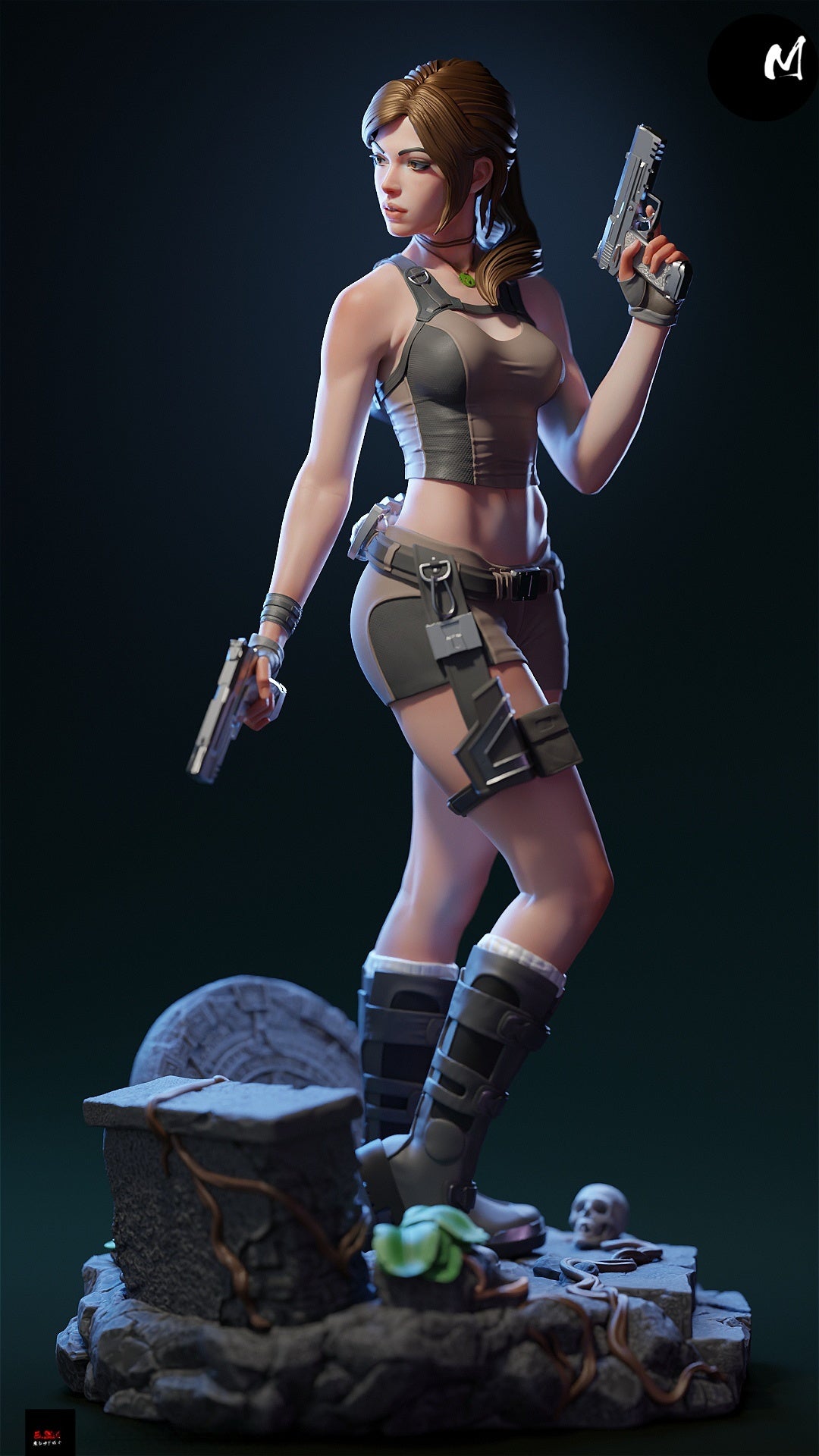 1011 Lara Croft Tomb Raider - STL 3D Print Files