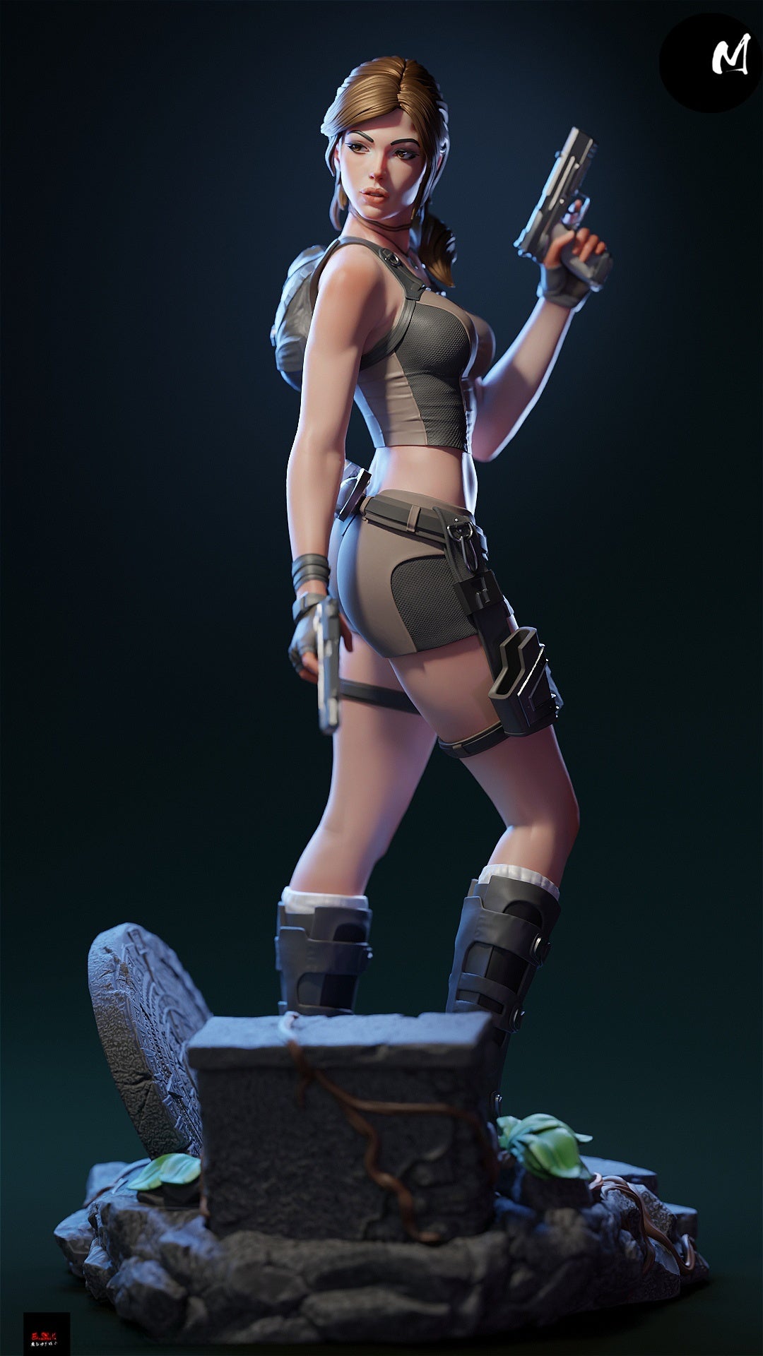 1011 Lara Croft Tomb Raider - STL 3D Print Files