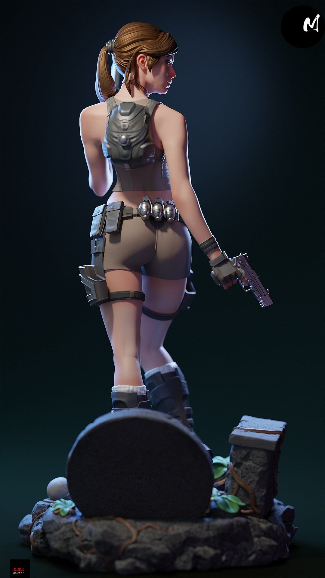 1011 Lara Croft Tomb Raider - STL 3D Print Files