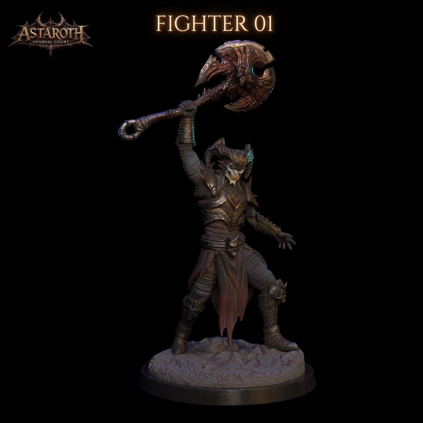1509 Astaroth Internal Court Miniatures Set May2026 - STL 3D Print Files