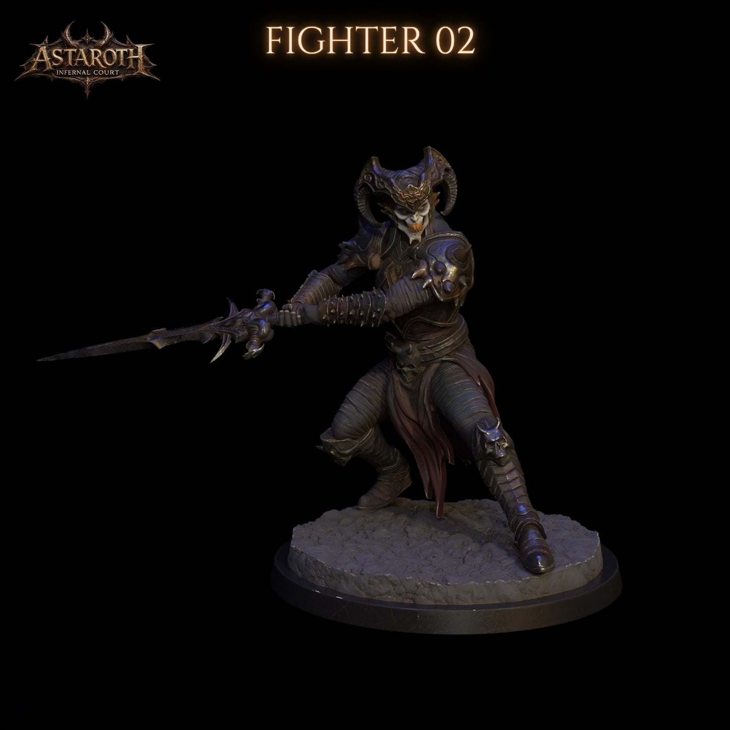 1509 Astaroth Internal Court Miniatures Set May2026 - STL 3D Print Files