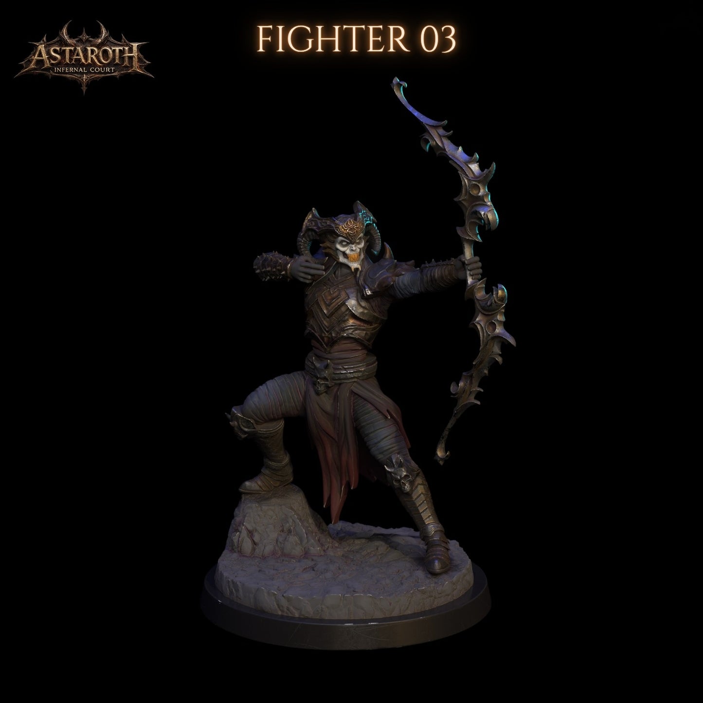 1509 Astaroth Internal Court Miniatures Set May2026 - STL 3D Print Files
