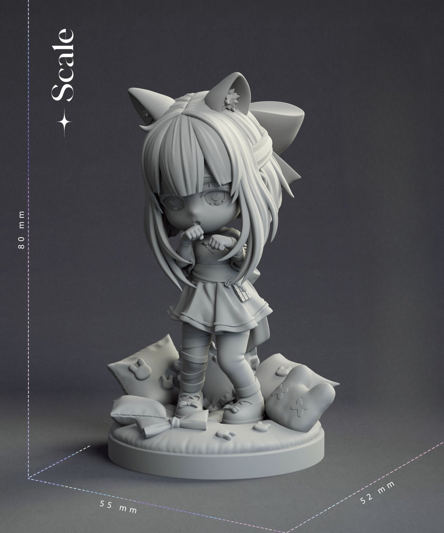 1246 Fallen_Shadow - STL 3D Print File