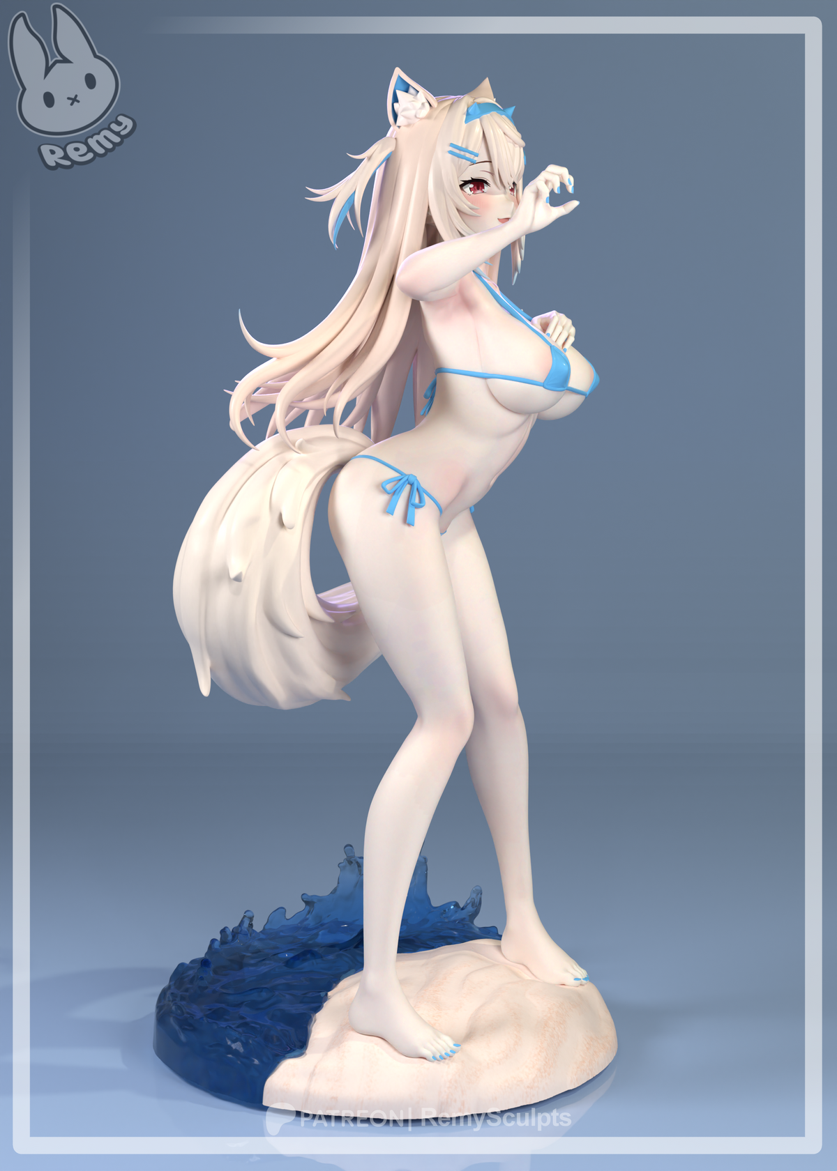 1991 VTubers Fuwawa&Mococo Abyssgard (FUWAMOCO) - STL 3D Print Files