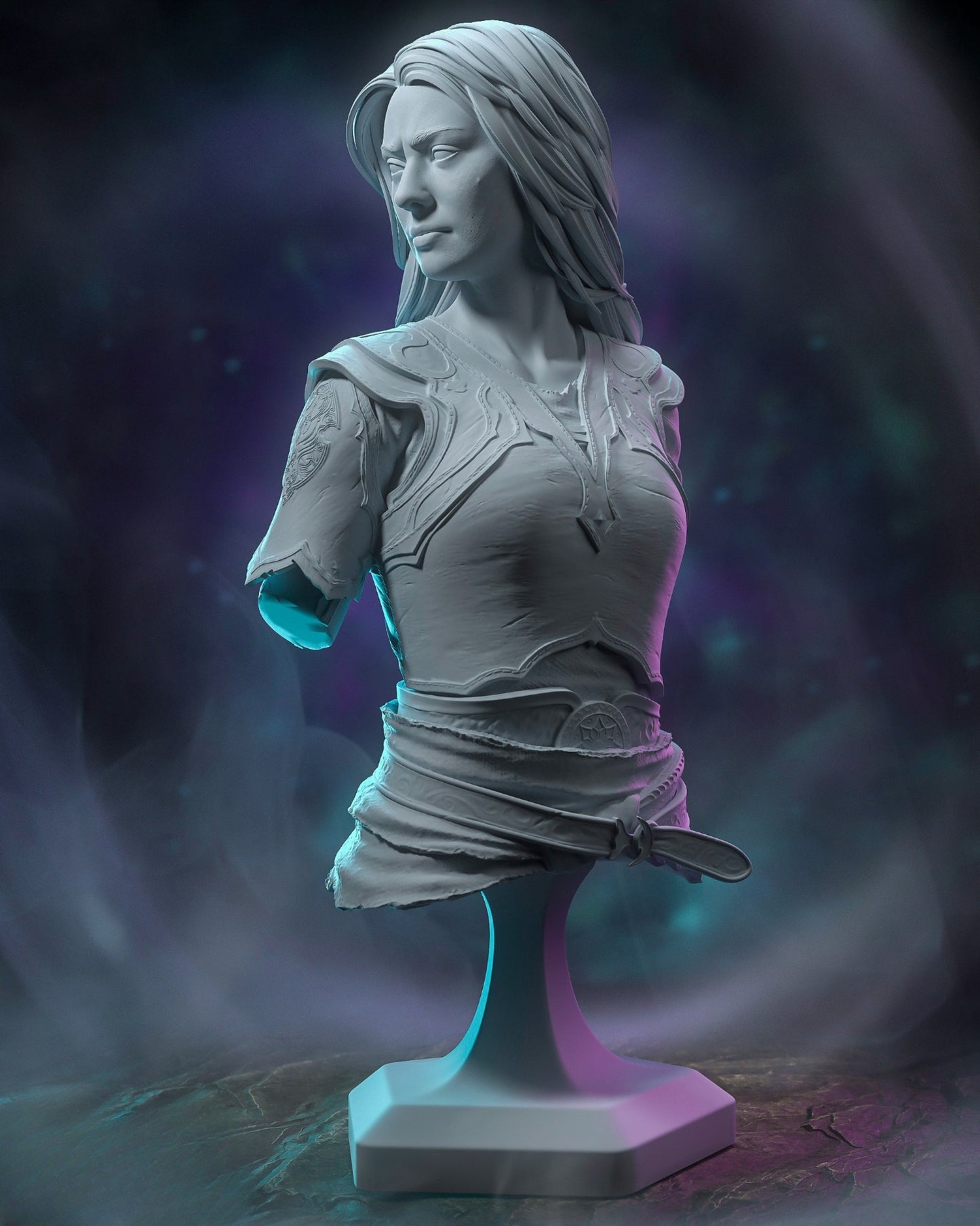 1582 Faye Laufey_God of War - STL 3D Print Files