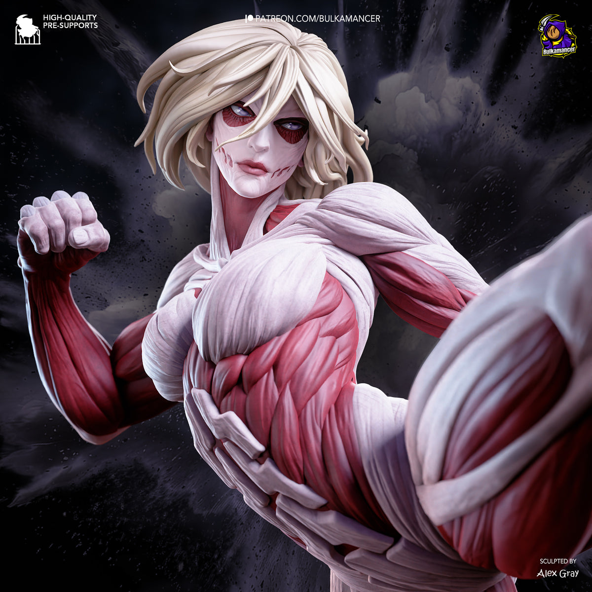 2004 Female Titan_Attack on Titan - STL 3D Print Files