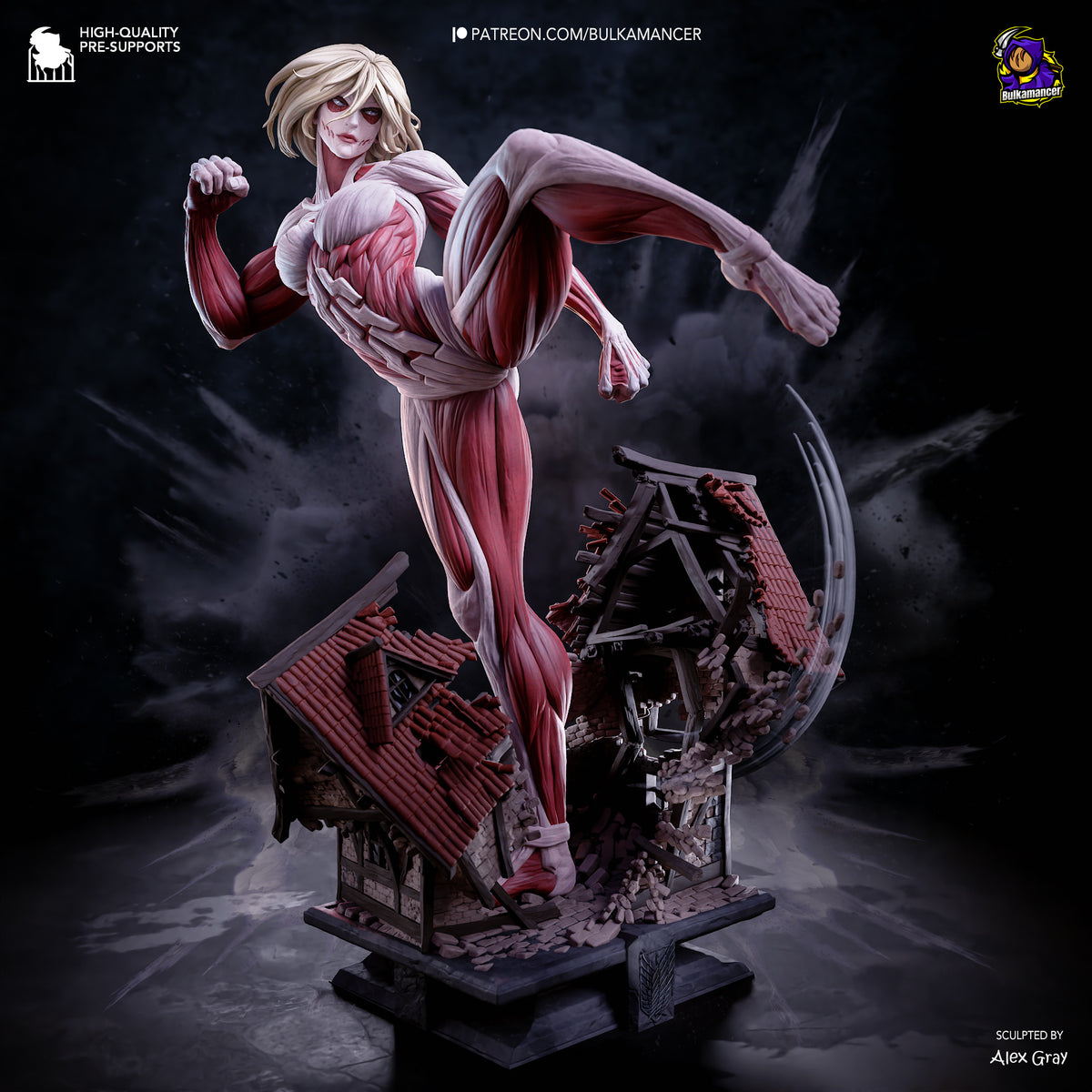 2004 Female Titan_Attack on Titan - STL 3D Print Files