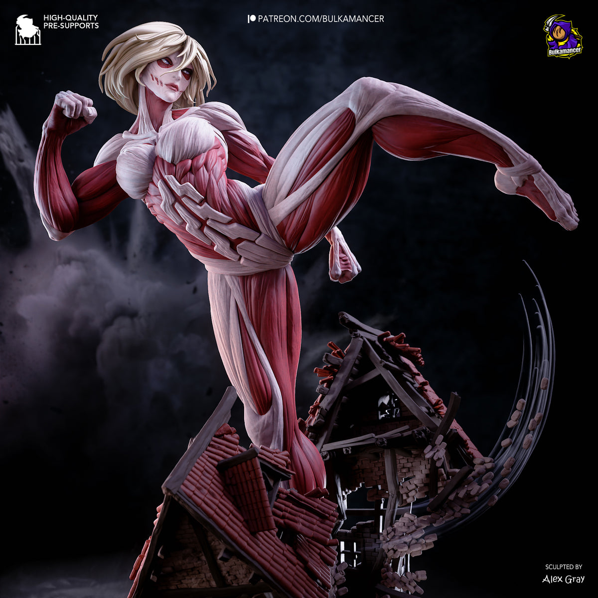 2004 Female Titan_Attack on Titan - STL 3D Print Files