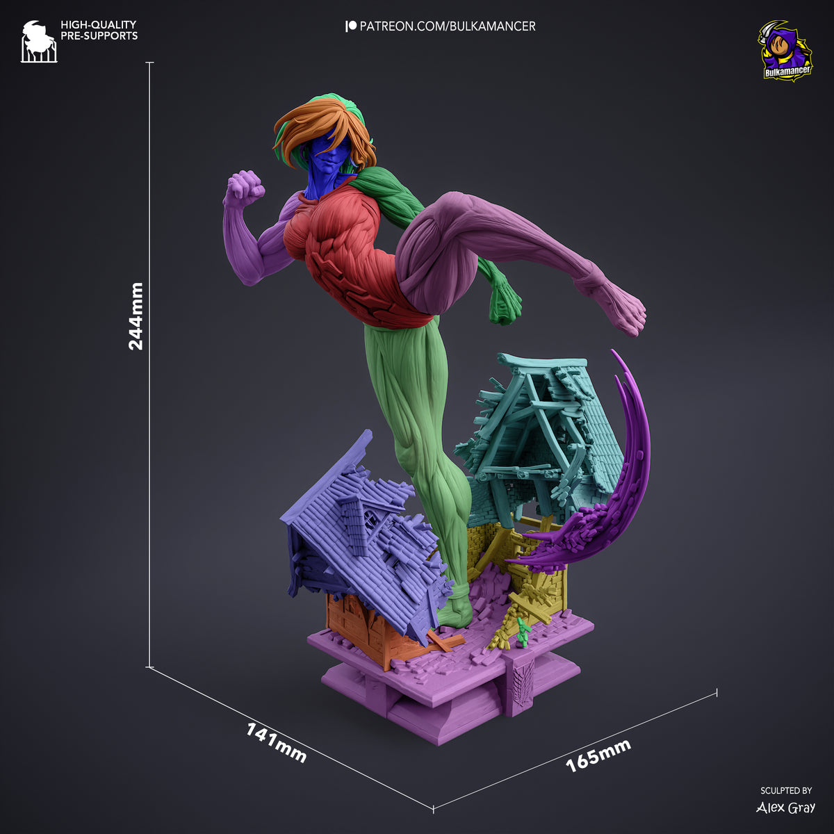 2004 Female Titan_Attack on Titan - STL 3D Print Files