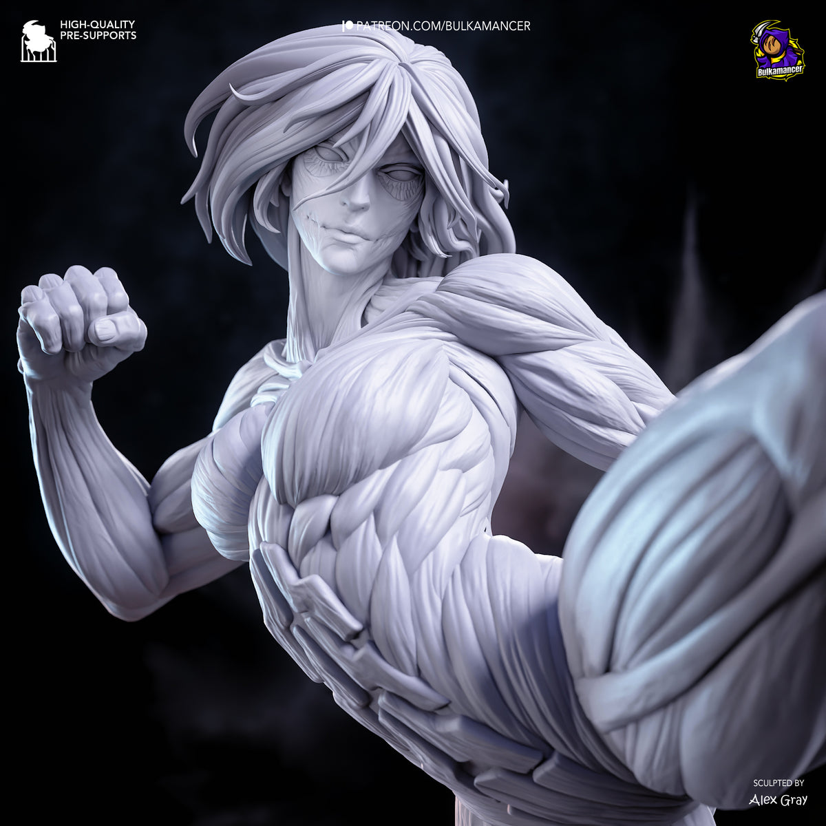 2004 Female Titan_Attack on Titan - STL 3D Print Files