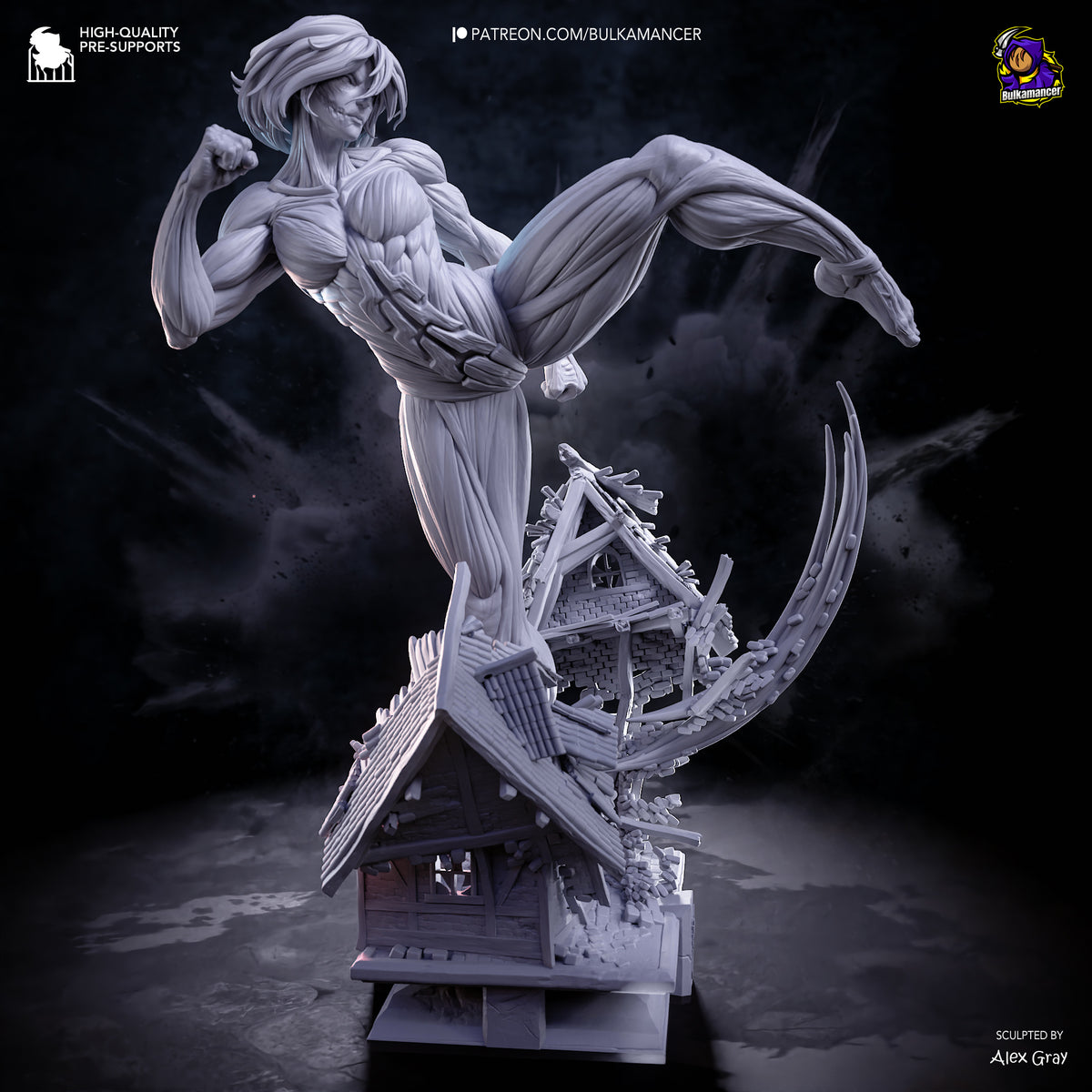 2004 Female Titan_Attack on Titan - STL 3D Print Files