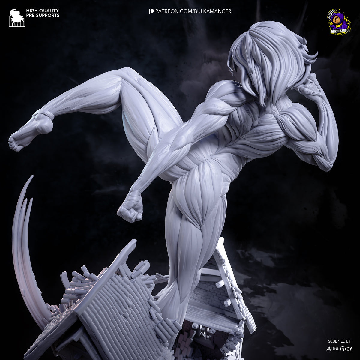2004 Female Titan_Attack on Titan - STL 3D Print Files
