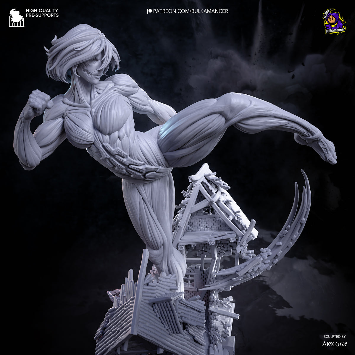 2004 Female Titan_Attack on Titan - STL 3D Print Files