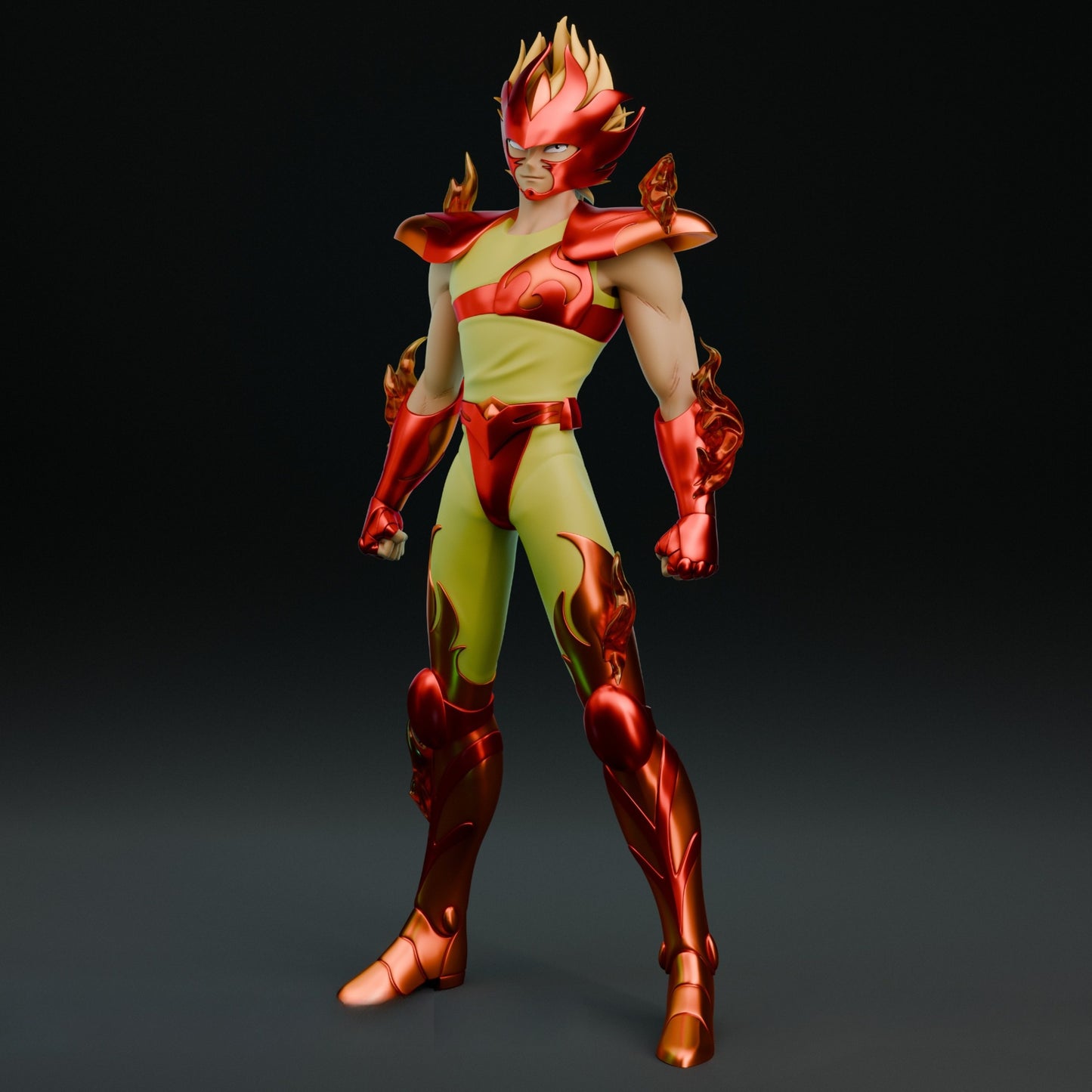 1468 Flame Saint_Saint Seiya - STL 3D Print Files
