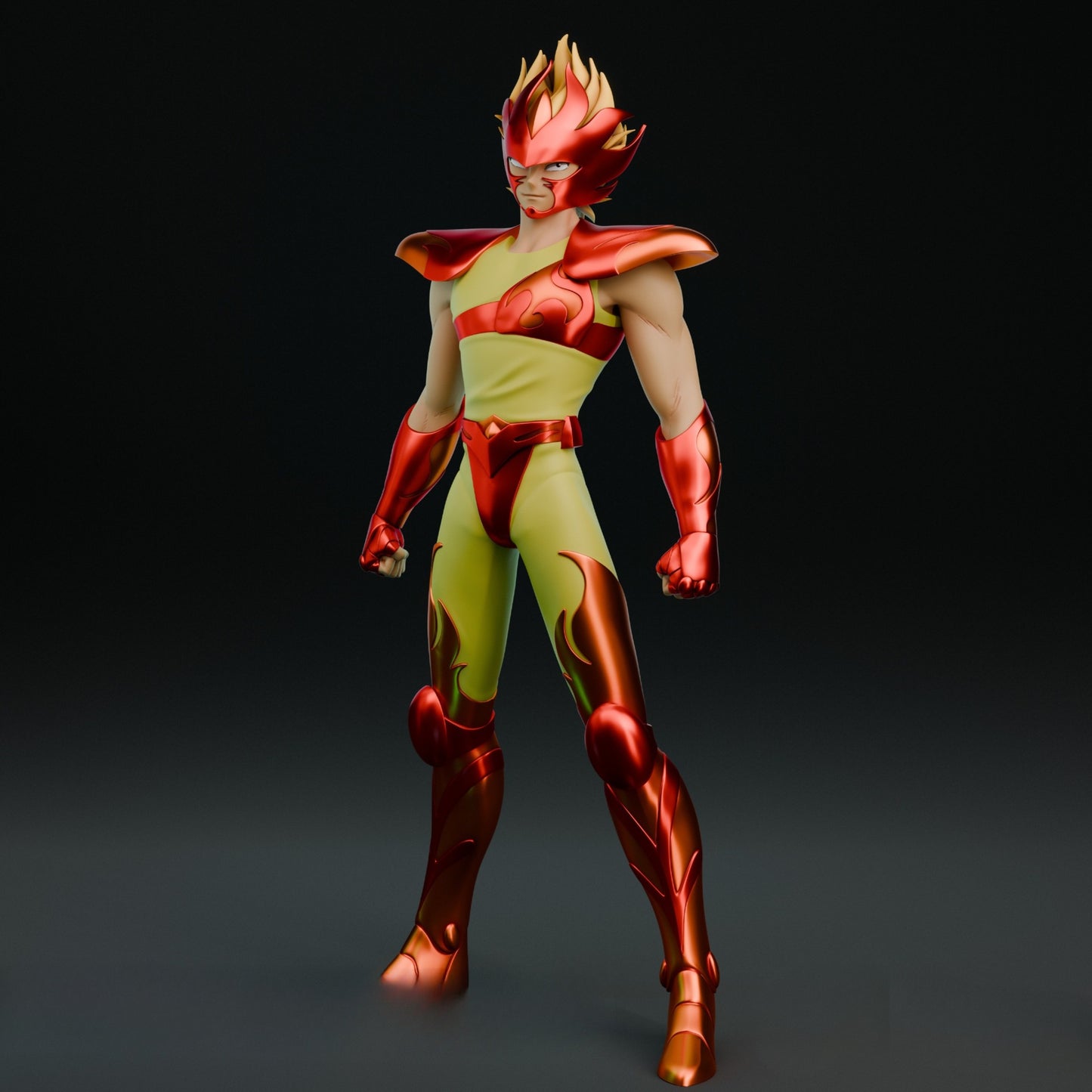 1468 Flame Saint_Saint Seiya - STL 3D Print Files