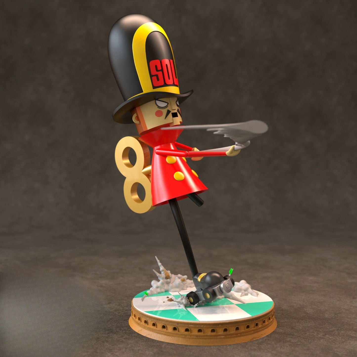 0225 Thunder Soldier (OP) - STL 3D Print Files