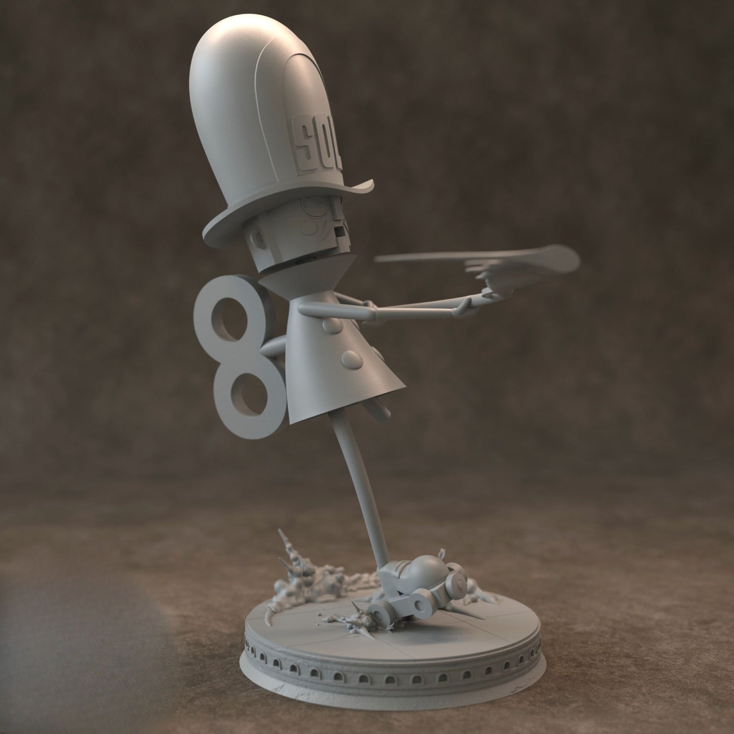0225 Thunder Soldier (OP) - STL 3D Print Files