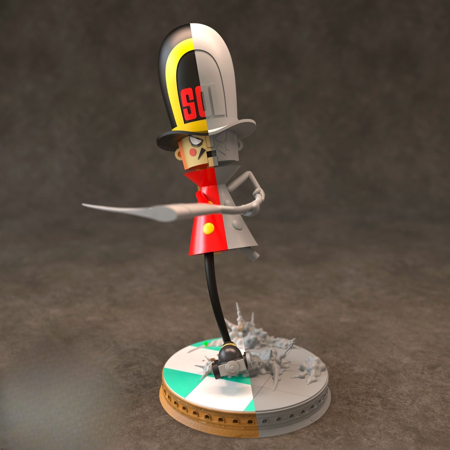 0225 Thunder Soldier (OP) - STL 3D Print Files