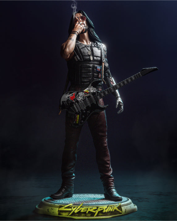 0547 Johnny Silverhand - Cyberpunk (4069) - STL 3D Print Files