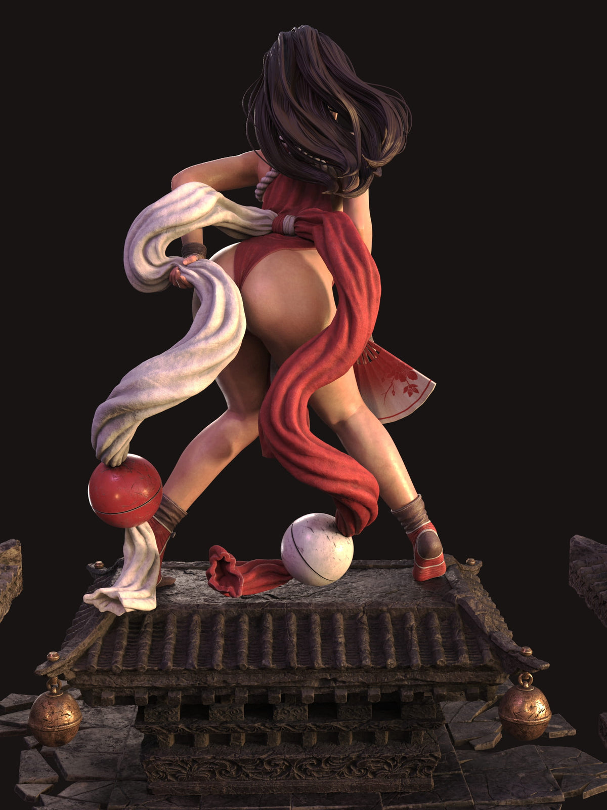 1733 Mai Shiranui_The King of Fighters - STL 3D Print Files