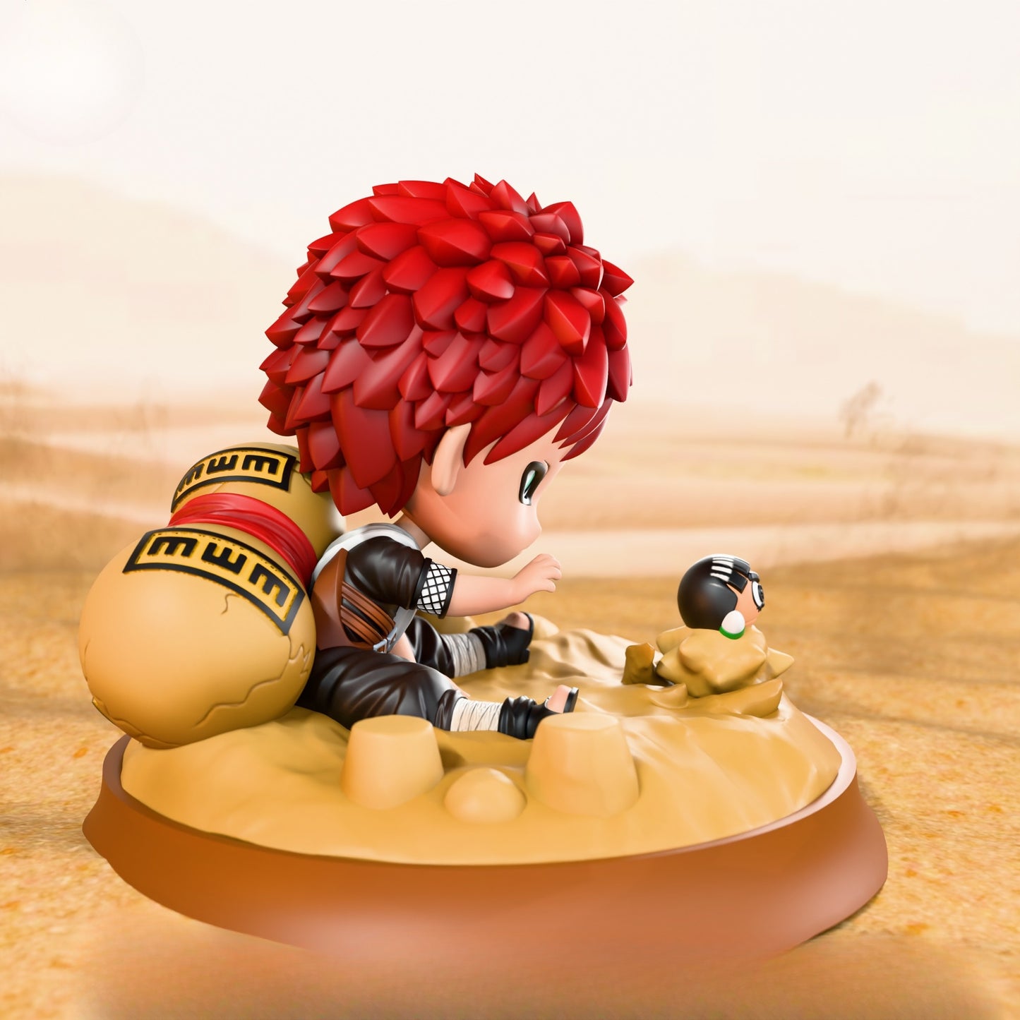 0835 Naruto Gaara - STL 3D Print Files