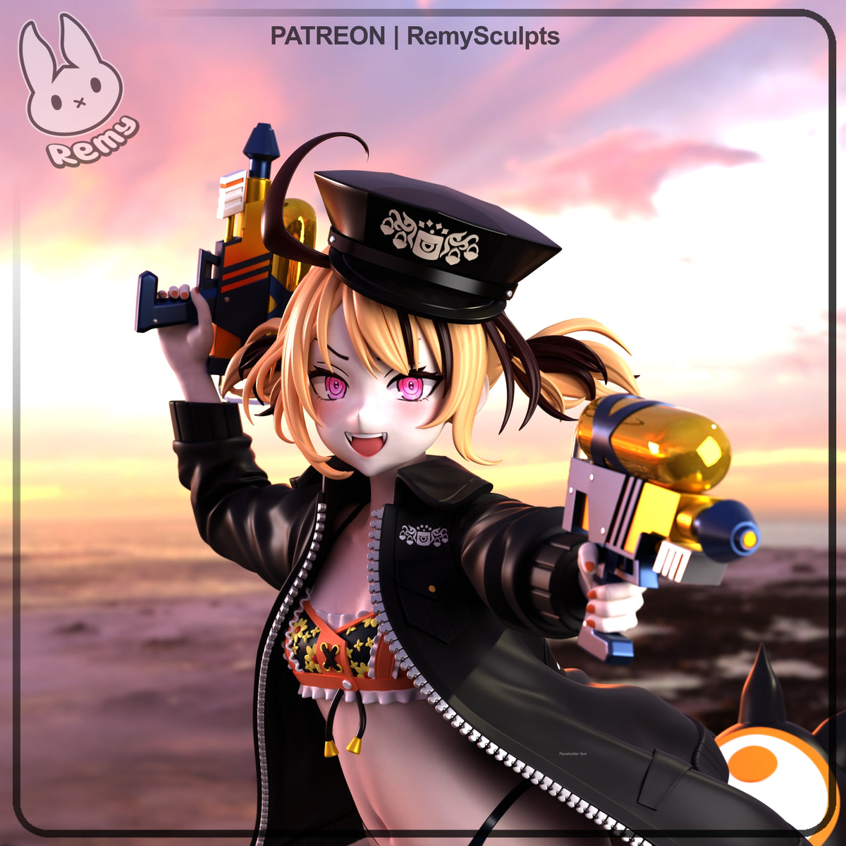 2036 VTuber_Gigi Murin - STL 3D Print Files