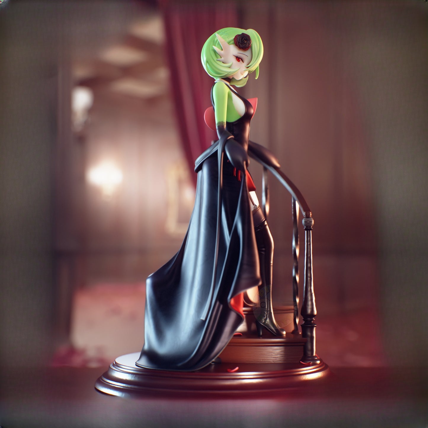 1290 Gardevoir_Pokemon - STL 3D Print File