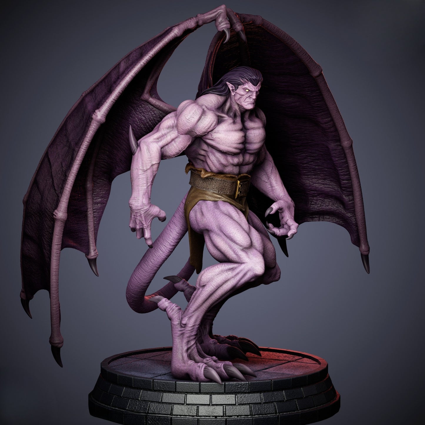 1242 Goliath_Gargoyles - STL 3D Print File