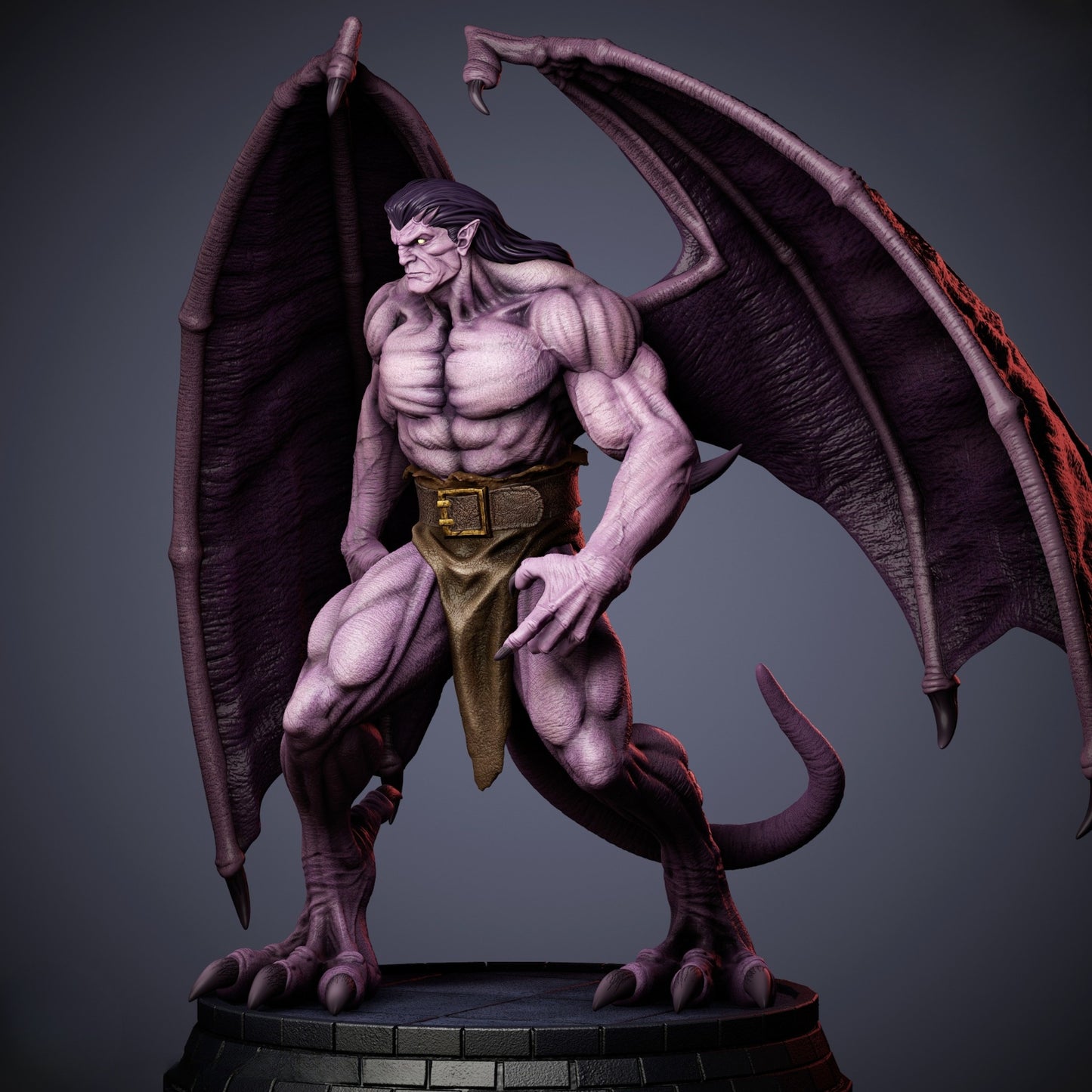 1242 Goliath_Gargoyles - STL 3D Print File
