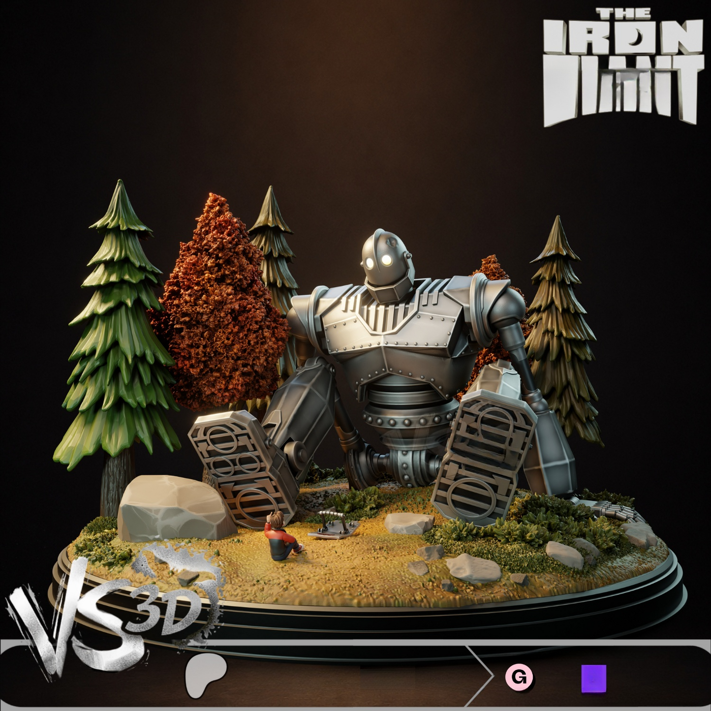 1415 The Iron Giant - STL 3D Print Files