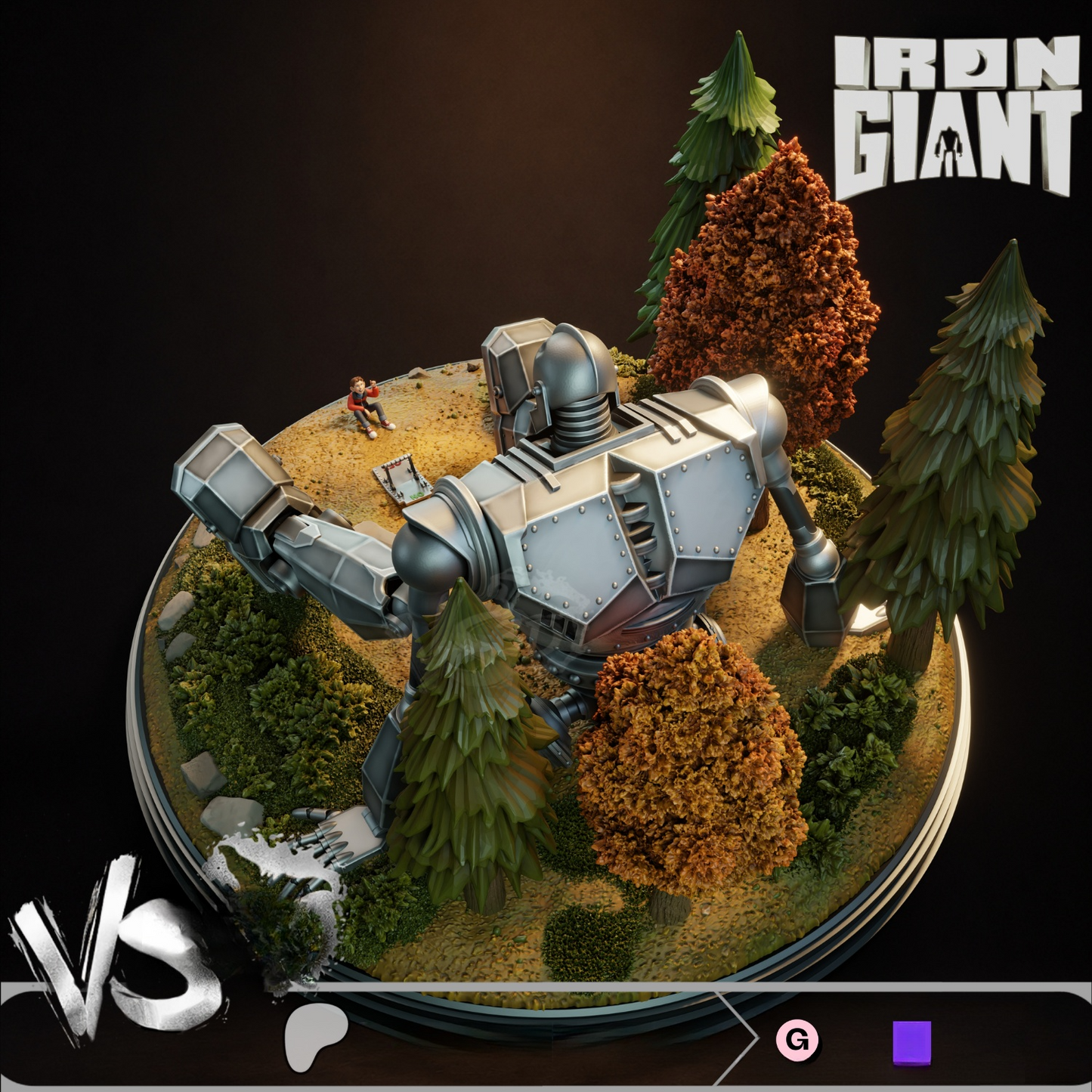 1415 The Iron Giant - STL 3D Print Files