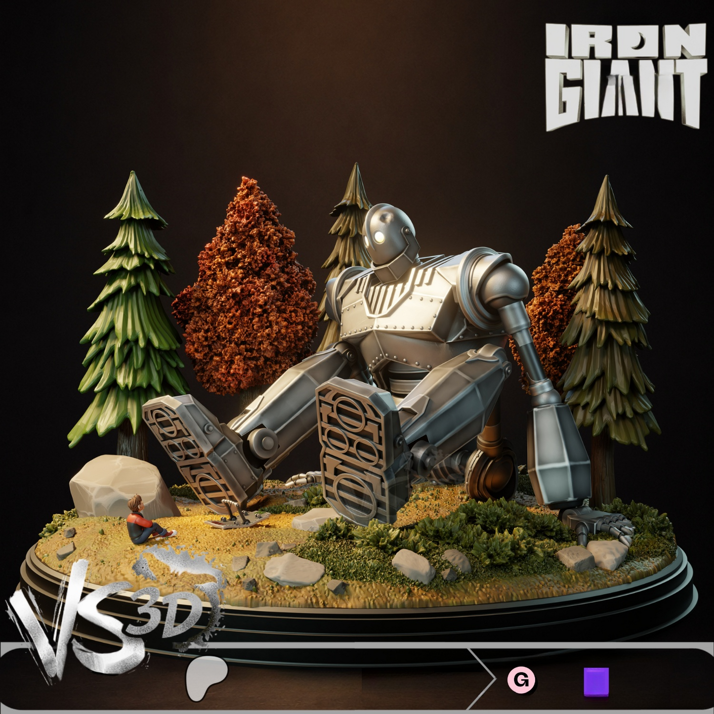 1415 The Iron Giant - STL 3D Print Files