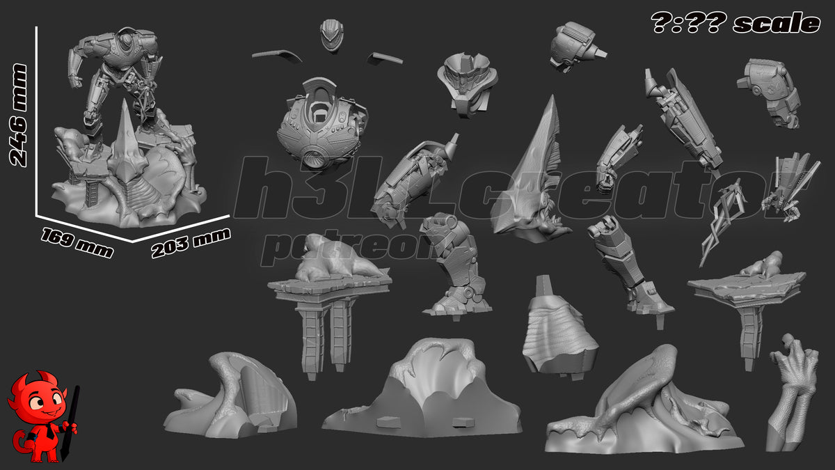 2179 Gipsy Danger_Pacific Rim - STL 3D Print Files