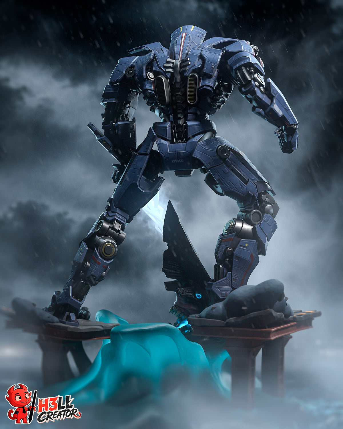 2179 Gipsy Danger_Pacific Rim - STL 3D Print Files