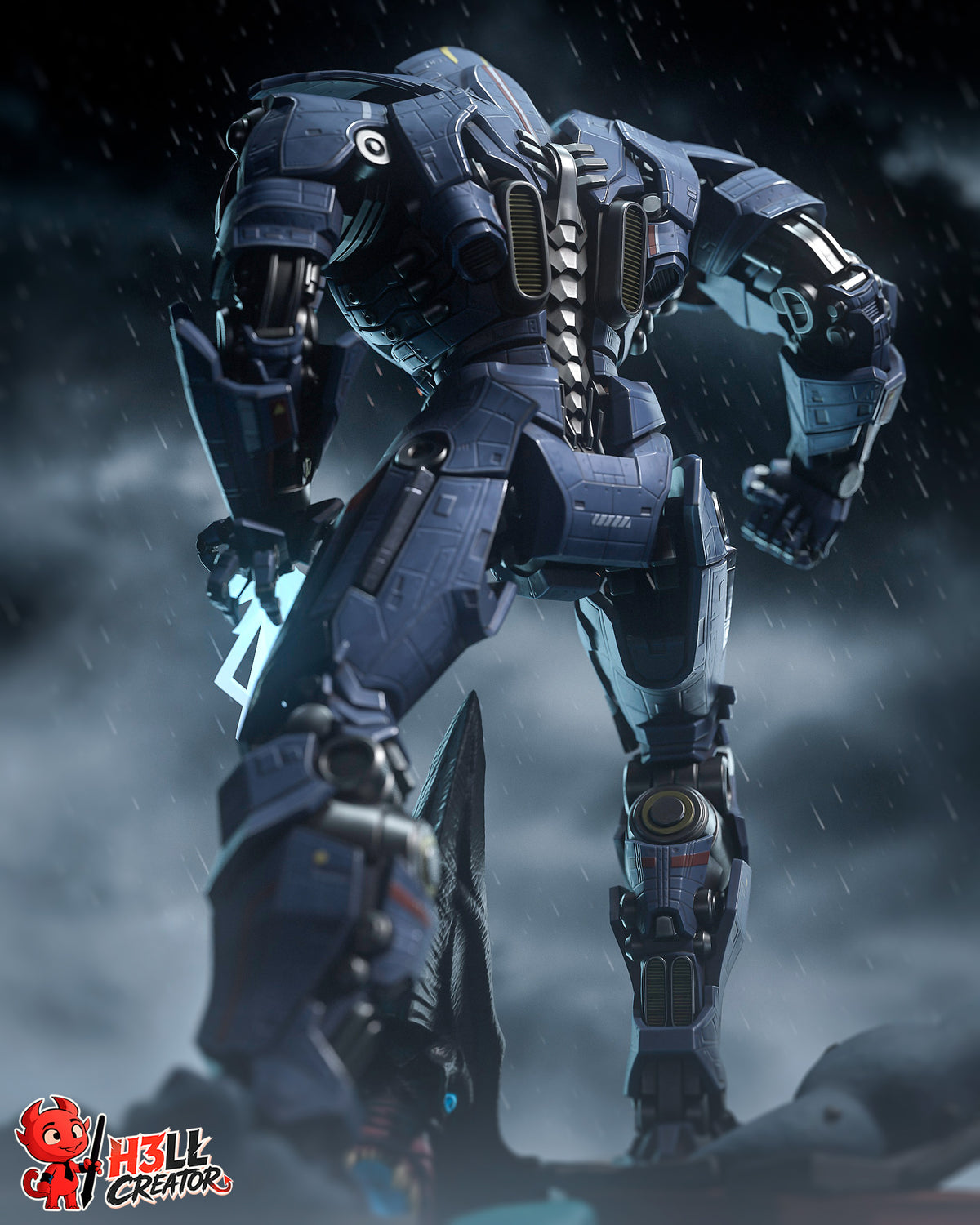 2179 Gipsy Danger_Pacific Rim - STL 3D Print Files
