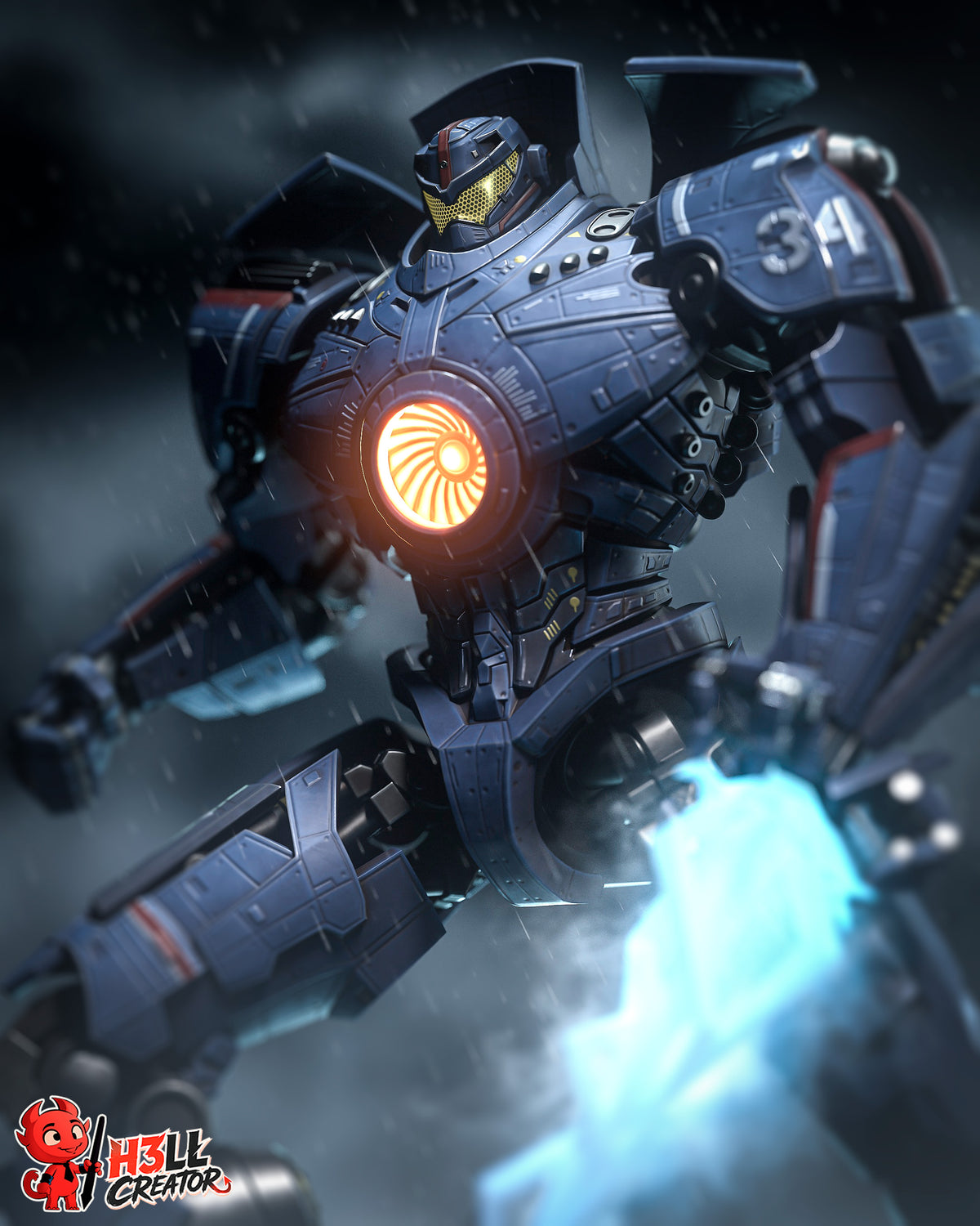 2179 Gipsy Danger_Pacific Rim - STL 3D Print Files