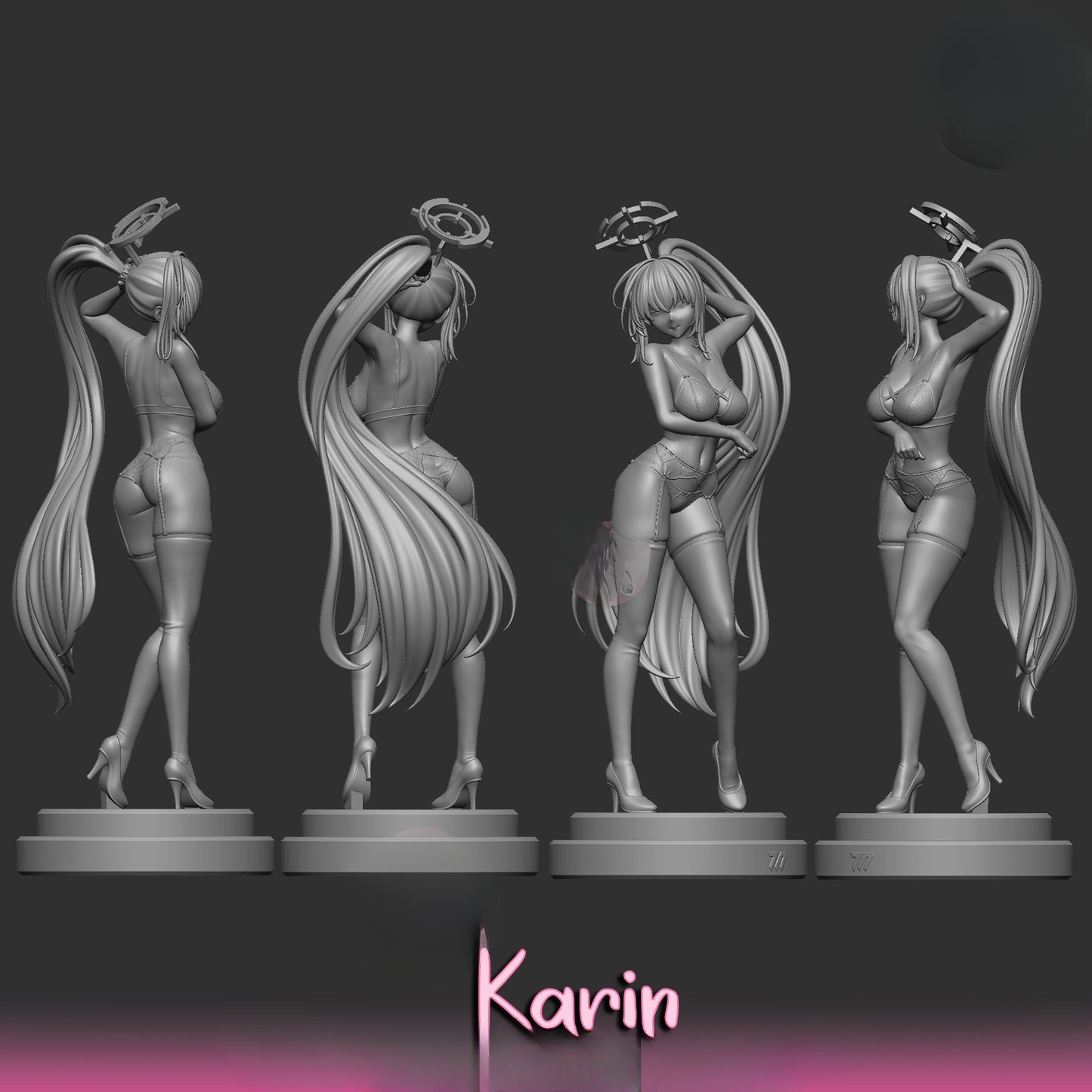 1439 Karin_Blue Archive NSFW - STL 3D Print Files