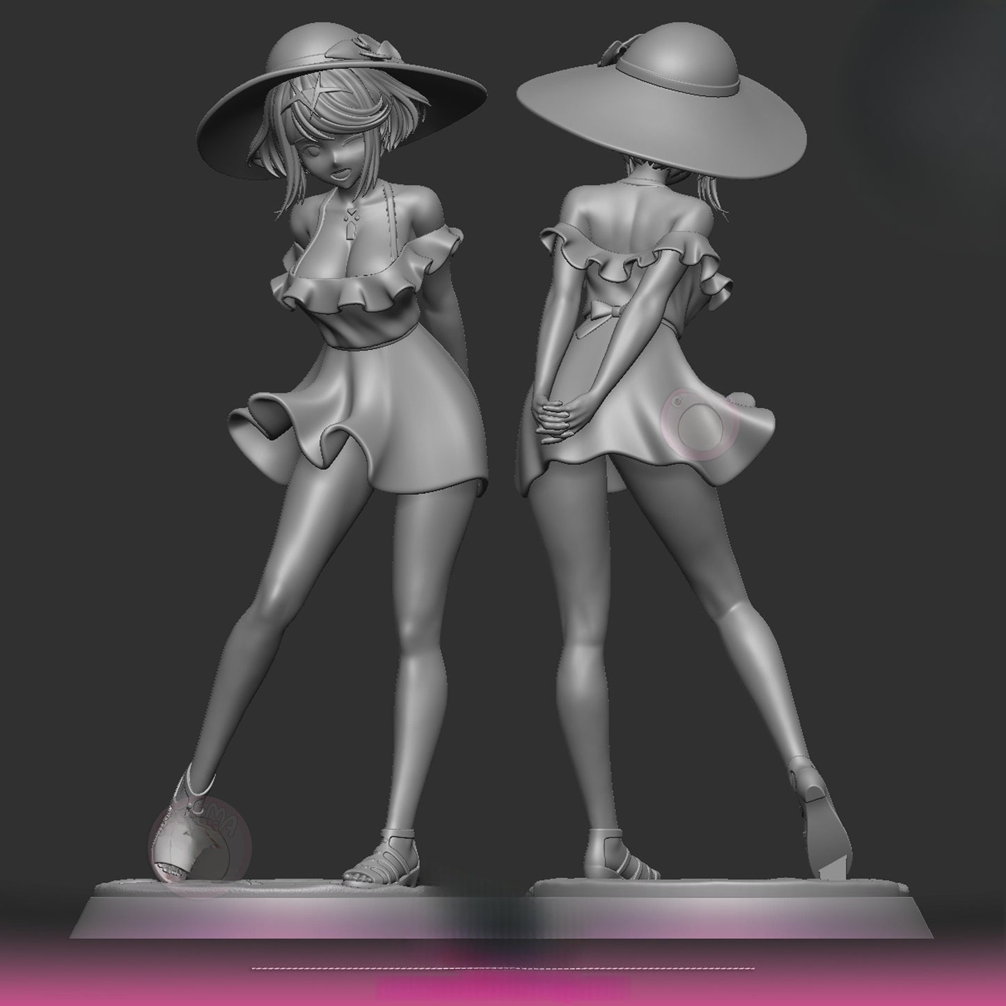 1682 Prya&Mythra_ Xenoblade Chronicles2 NSFW - STL 3D Print Files