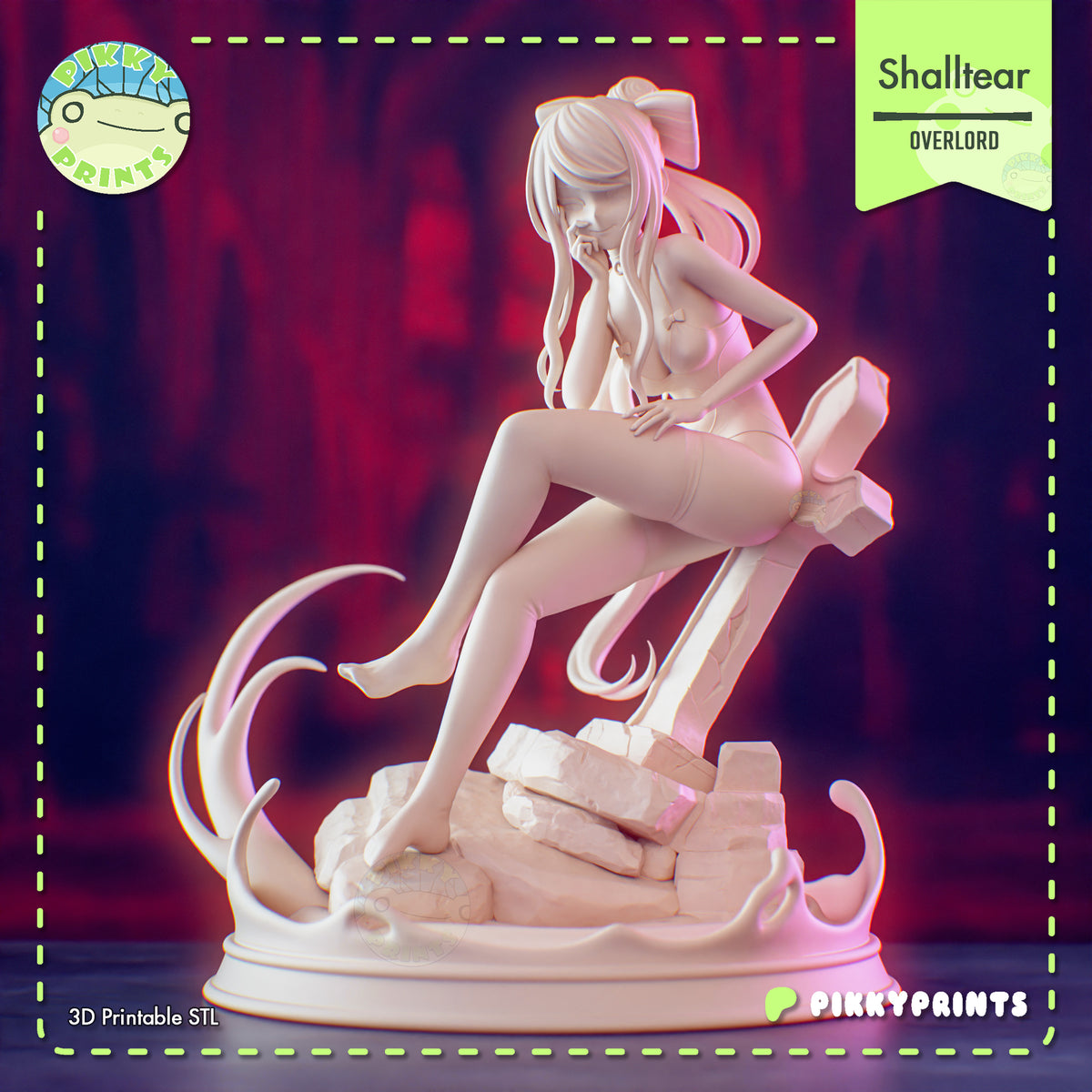 2213 Shalltear Bloodfallen_Overlord NSFW - STL 3D Print Files