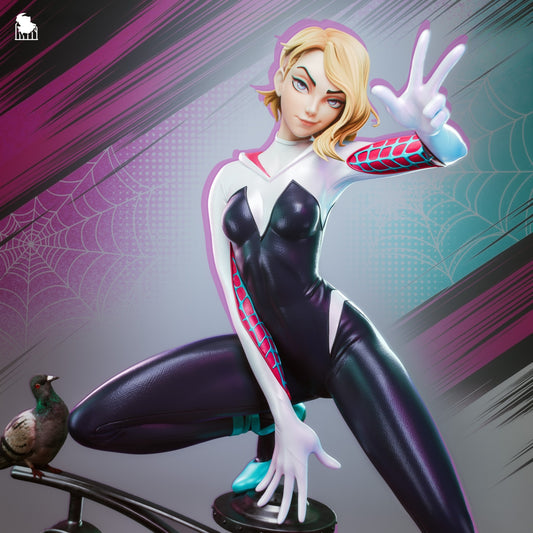 1663 Gwen Stacy_Marvel Spider-Verse - STL 3D Print Files