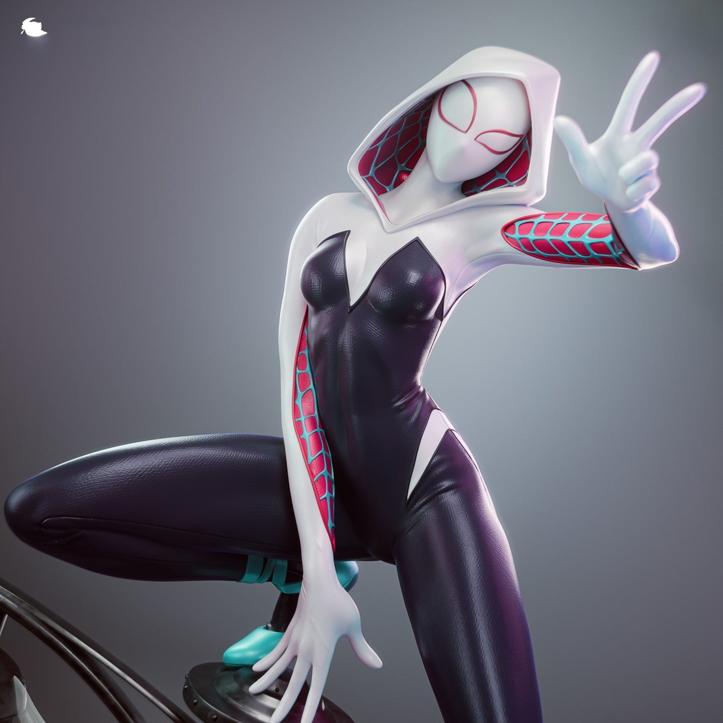 1663 Gwen Stacy_Marvel Spider-Verse - STL 3D Print Files