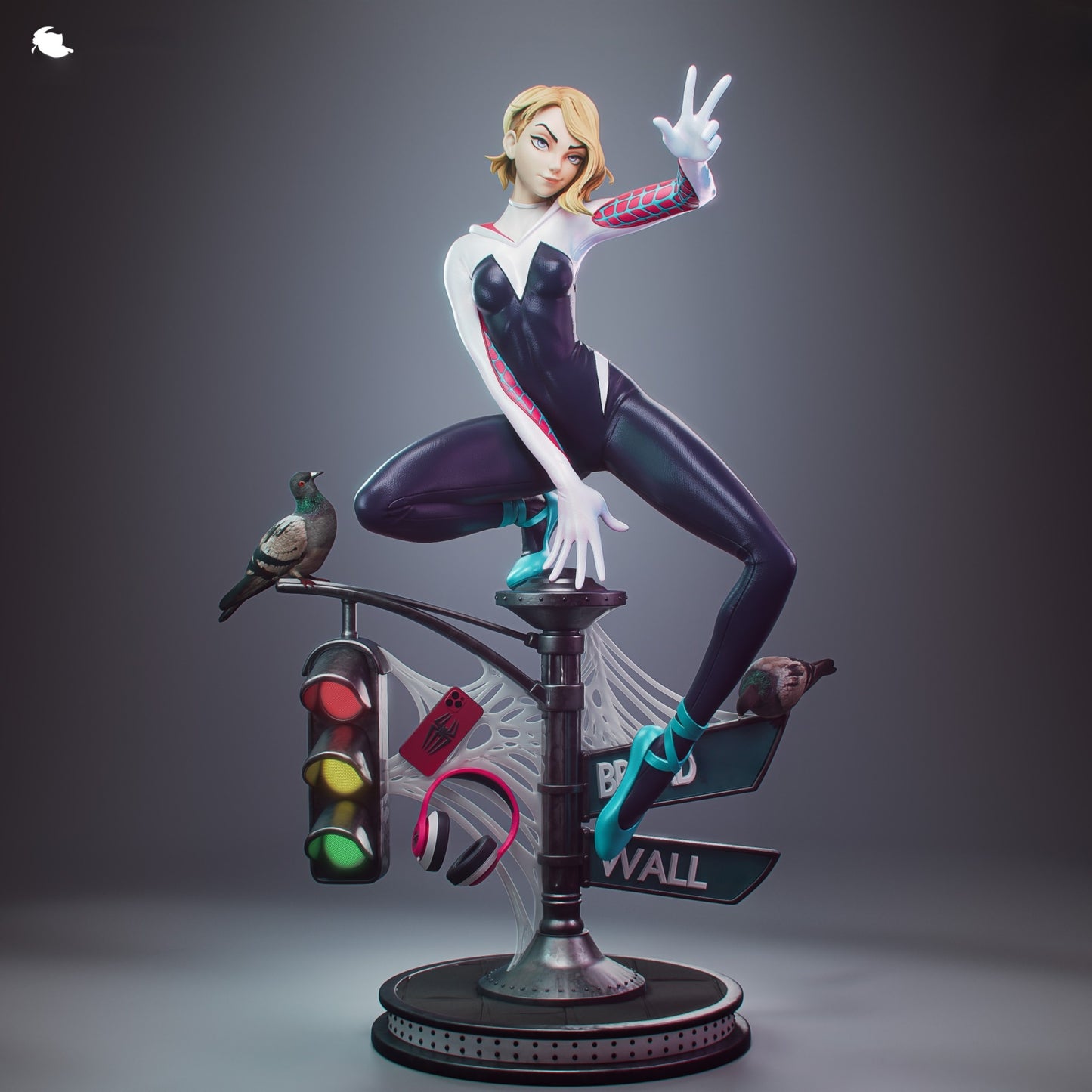 1663 Gwen Stacy_Marvel Spider-Verse - STL 3D Print Files