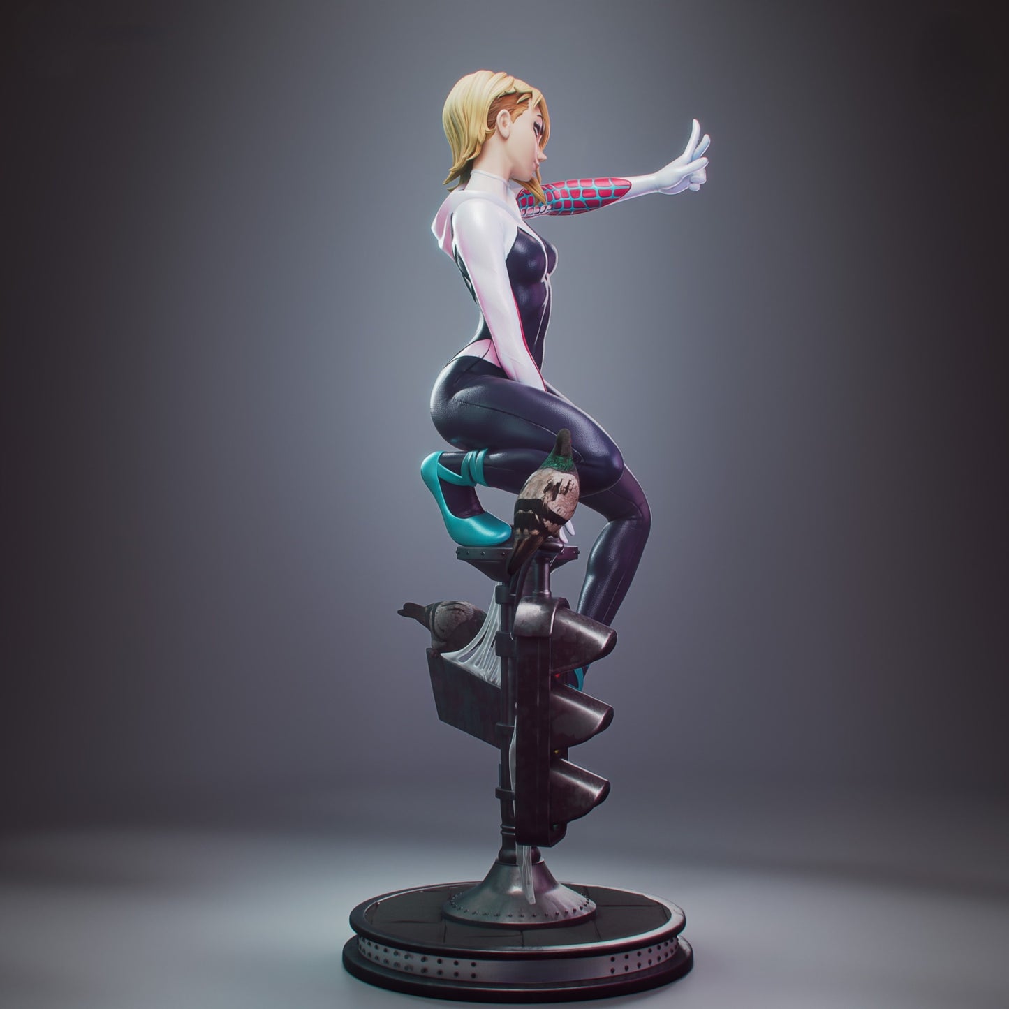 1663 Gwen Stacy_Marvel Spider-Verse - STL 3D Print Files