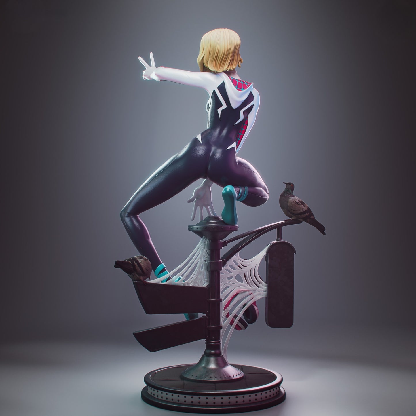 1663 Gwen Stacy_Marvel Spider-Verse - STL 3D Print Files