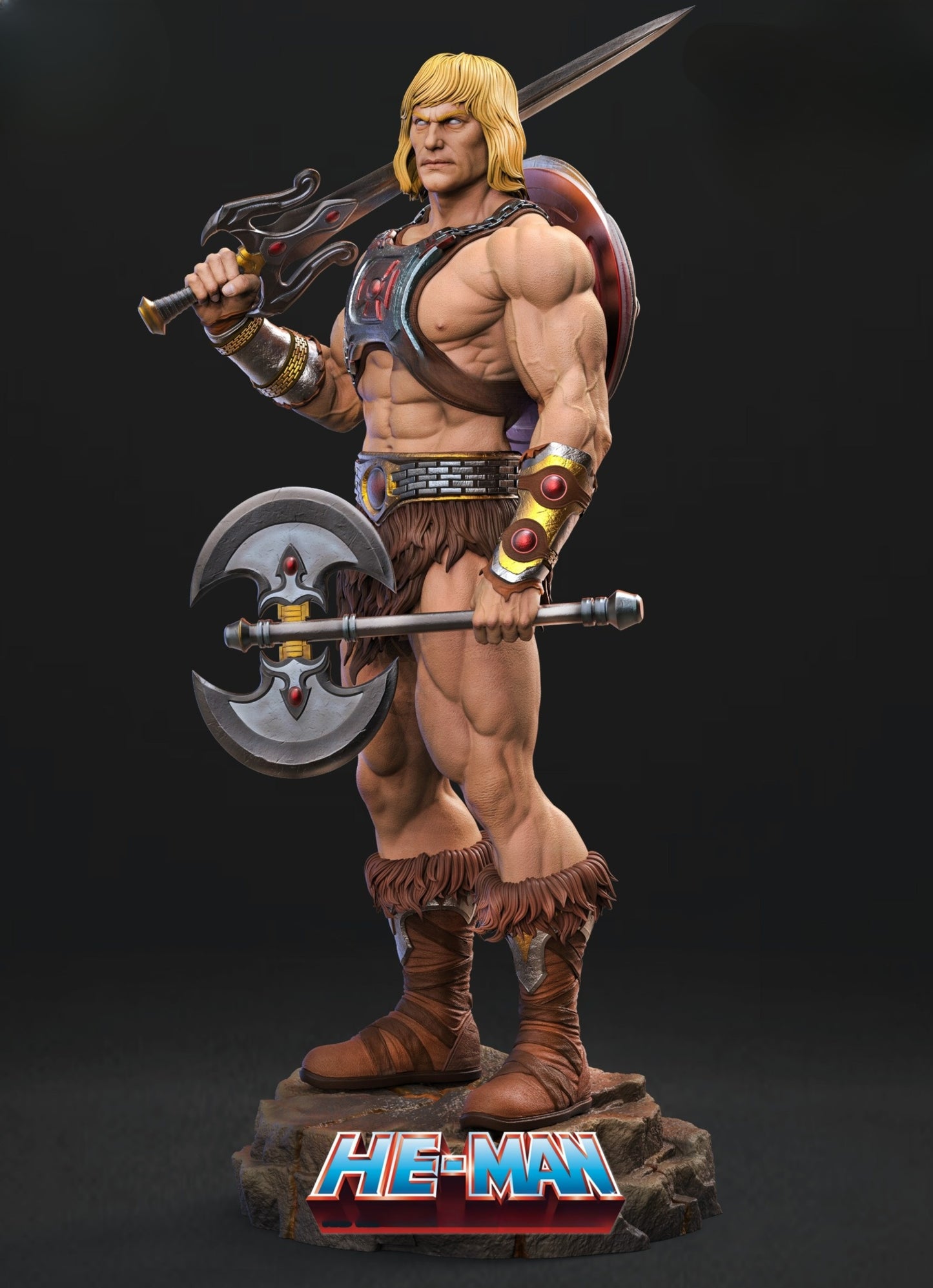 1232 HeMan_Masters of the Universe - STL 3D Print File