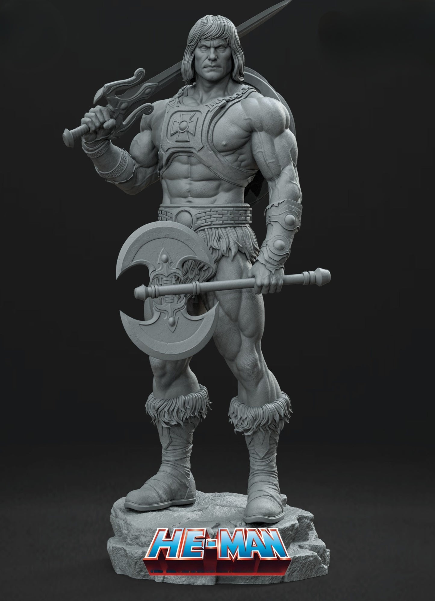 1232 HeMan_Masters of the Universe - STL 3D Print File