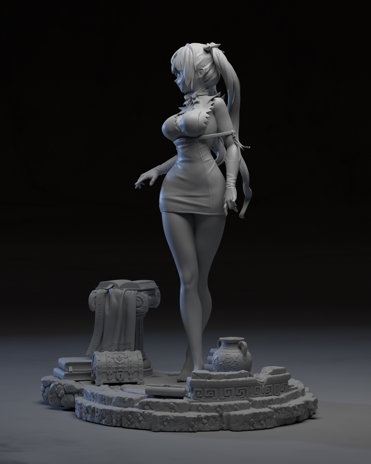 1888 Hestia_Hearth Goddess - STL 3D Print Files