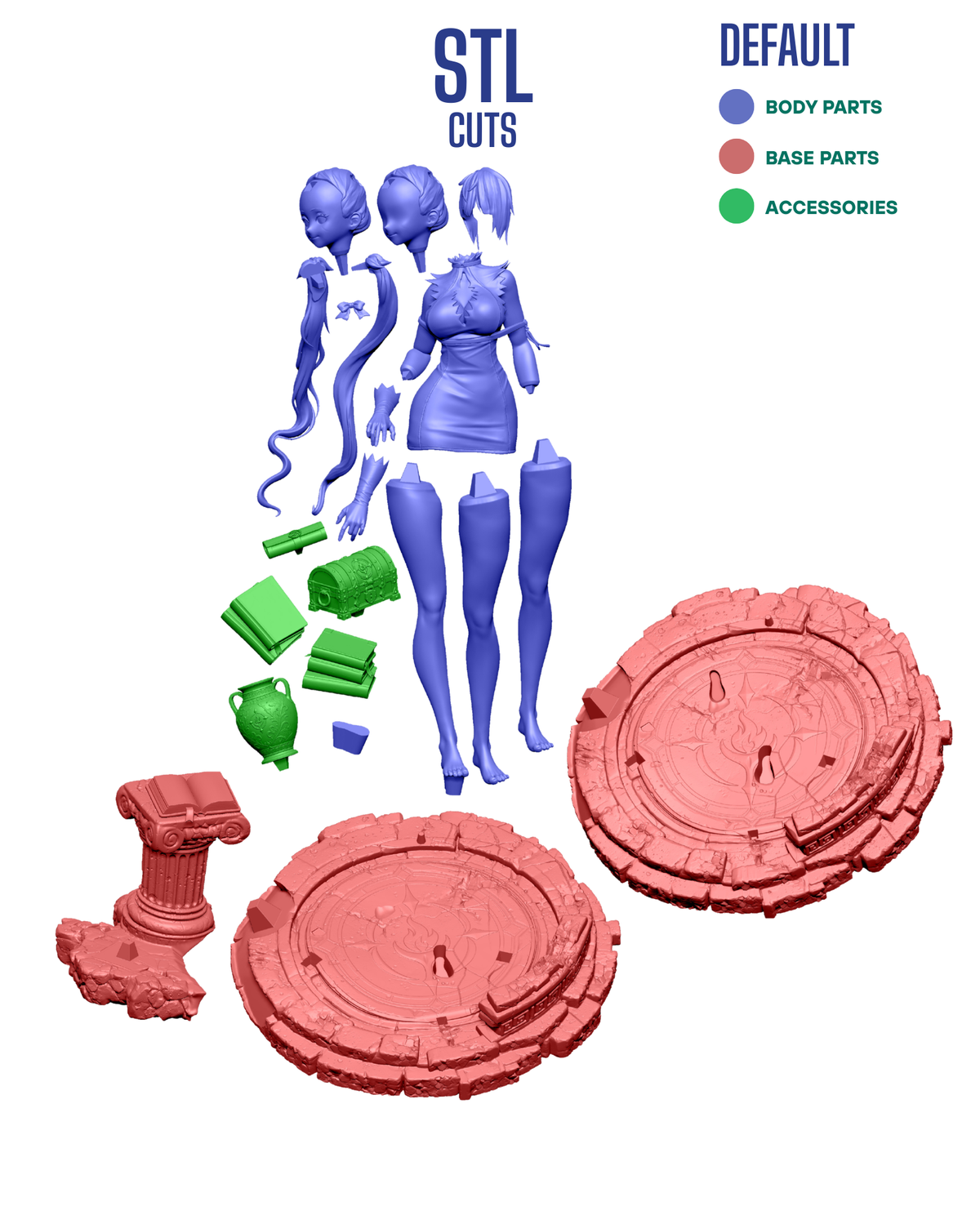 1888 Hestia_Hearth Goddess - STL 3D Print Files